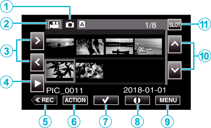 C8C During Index Screen Display image